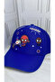 Blue Spider Boys' Hat Patterned 3D Rotating Weather Vane Adjustable Summer Sports Hat 2-8 Years - 2