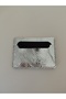 Genuine Leather Silver Snakeskin Design Women's Card Holder & Wallet - 2