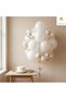 White Gold Confetti Balloon Set 20-Piece Transparent Balloon Birthday Party Decoration - 2