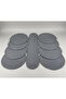 Supla 9-Piece Gray American Service Hand Knitted Macrame - 2