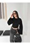 Women's Bat Sleeve Gathered Waist Blouse - 3
