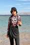 3-Piece Hijab Swimsuit Set with Dots - 4