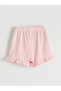 Ruffle Detailed Girls' Shorts - 2