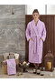 Premium 2-Piece Family Bathrobe Set, Dowry Cotton Gift Bath Set - 3