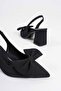 Brussels Premium Black Women's Heeled Shoes - 4
