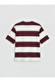 Original Oval Collar Striped Men's T-Shirt - 6