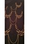 Women's 3/4 Sleeve Bronze Stone Embroidered Plus Size Luxury Mother's Combed Cotton - 3
