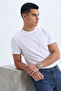 Men'S/Unisex Slim Fit Lycra Body-Fitting Soft Textured Crew Neck T-Shirt - 3
