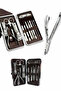 12 Pieces Stainless Steel Compact and Portable Manicure Scissors Nail Clippers - 4