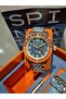 Automatic- Gmt Navy Blue Dial, Sapphire Glass, (Seiko Movement) 15 Atm Water Resistant Men's Wristwatch - 5