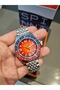Automatic- Gmt Orange Dial Sapphire Glass, Spare Strap Set 15 Atm Water Resistant Men's Wristwatch - 5