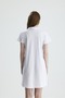 Polo Collar A-Line Mini Dress White - 7