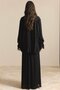 Imported Fabric Collar and Sleeve V Ruffled Chiffon Set - 4