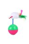 Kitten Mouse Chasing Toy Cat Educational Play Ball with Furry Mouse - 6