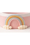 Rainbow Detailed Basket 20X14 cm Children's Room Toy Organizer Decorative Organizer - 4