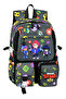 Korean Kawai Brawl Stars Themed Boys' Elementary School Bag Thermal Lunch Bag and Pencil Case Set - 4