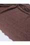 Coffee Color 64% Cotton 36% Polyester Wrinkled Woven Fabric Width: 190cm