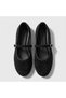 Women's Stylish Daily Black Ballerina Shoes with Stone Detailed Hidden Elastic Buckle - 4