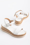 Wicker Band Detailed Casual Women's Sandals