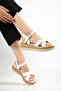 Wicker Cross Strap Detailed Casual Women's Sandals - 3