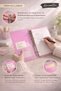 A4 Pink 4-Ring Folder Agenda – Faux Leather Cover, Metal Mechanism, Premium File with Transparent Pockets - 3