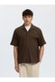 Overshirt Geripptes Relaxed Fit
