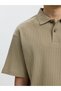 Poloshirt Geripptes Relaxed Fit - 5