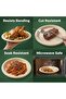 Eco-Friendly 100% Compostable Plain White Paper Snack Plates (7 Inch, 100 Pack) - 3