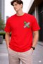 Unisex Oversize T-Shirt Plankton Printed 100% Cotton T-Shirt Comfortable Fit