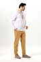 Long Sleeve Midas V-Neck Embroidered Şile Cloth Men's T-Shirt |   Summer Men's Tshirt White Byz - 3