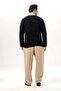Altay Long Sleeve Muslin Men's T-Shirt |   Summer Men's Tshirt Black Syh - 2