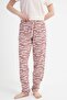 Women's Beige Lyc Suprem Pajama Bottoms - 2