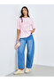 Pink Graphic Print Short Sleeve Oversized T-Shirt