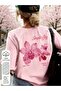 -Women's Basic Orchid Print T-Shirt – 100% Cotton Breathable Fabric - 3