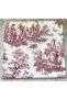 Ready-Made Duck Fabric Throw Pillow Cover - Pillowcase (Retro-Red) - 2