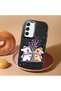 Black Silicone Case with Shock-Absorbing Camera Protection Compatible with Samsung Galaxy S22 - 2