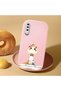 Pink Silicone Case with Shock-Absorbing Camera Protections Compatible with Samsung Galaxy A50/A50S/A30S - 2