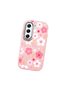 Pink Silicone Case Compatible with Tecno Camon 40 Pro 5g (Cm7) with Shock-Absorbing Camera Protections - 3