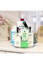 2 pcs Non Skid Lazy Susan Kitchen Organizer and Storage 360 Degree Rotating, Clear Plastic - 4