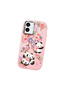 Pink Silicone Case with Shock-Absorbing Camera Protections Compatible with iPhone 16 Plus - 3