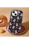 Black Silicone Case Compatible with iPhone 15 with Shock-Absorbing Camera Protections - 3