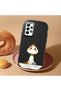 Black Silicone Case Compatible with Samsung Galaxy A52/A52S with Shock-Absorbing Camera Protections - 2