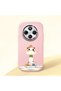 Redmi A4 Compatible Shock-Absorbing Camera Protected Pink Silicone Case
