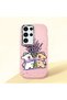 Pink Silicone Case with Shock-Absorbing Camera Protection Compatible with Samsung Galaxy S24 Ultra