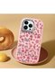 Pink Silicone Case with Shock-Absorbing Camera Protections Compatible with iPhone 12/12 Pro - 2