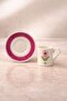 2-Person Porcelain Purple Daisy Patterned Coffee Cup Set 90ml - 2