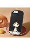 Black Silicone Case with Shock-Absorbing Camera Protections Compatible with iPhone 7 Plus/8 Plus - 2