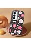 Black Silicone Case Compatible with Samsung Galaxy S25 Plus with Shock-Absorbing Camera Protections - 2