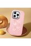 Pink Silicone Case Compatible with iPhone 16 Pro with Shock-Absorbing Camera Protections - 2