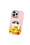 Pink Silicone Case with Shock-Absorbing Camera Protections, Compatible with iPhone 13 Pro - 3